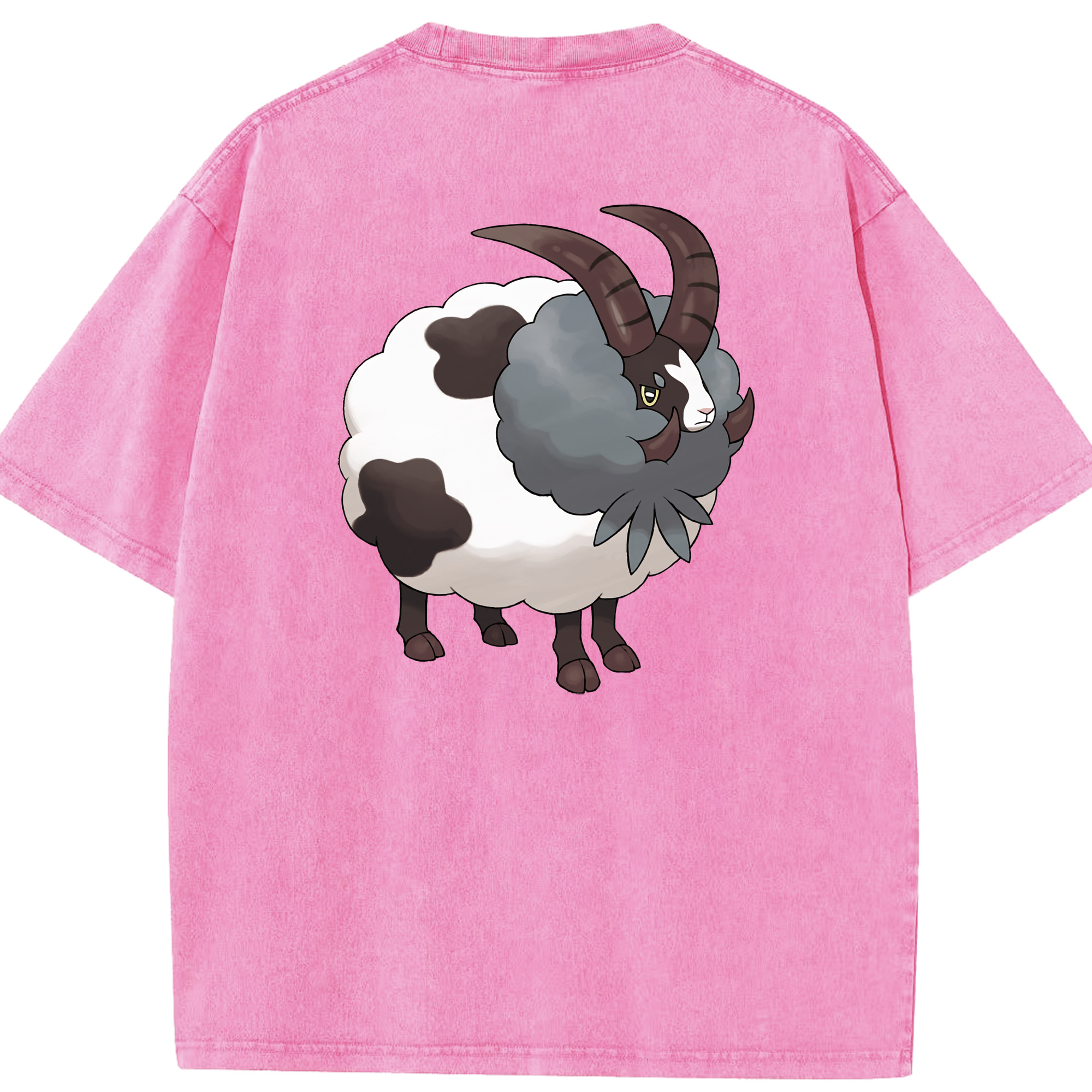 （画像用） ポケットモンスター Pokémon 綿100% ヴィンテージ風 半袖Tシャツ（背面プリント）